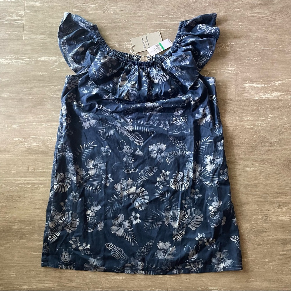 Tommy Bahama Blue Floral Mini Dress